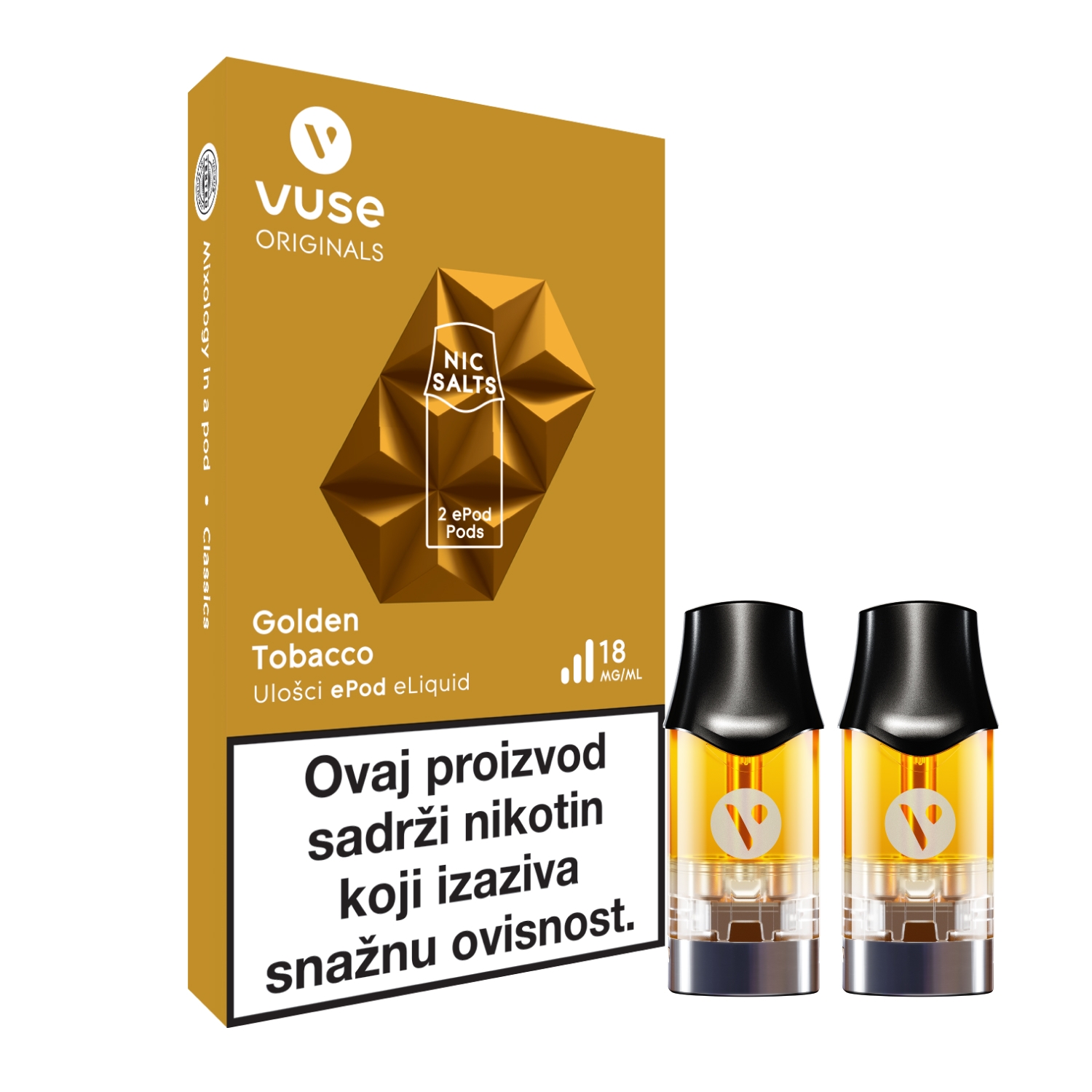 VUSE Pods - Golden tobacco