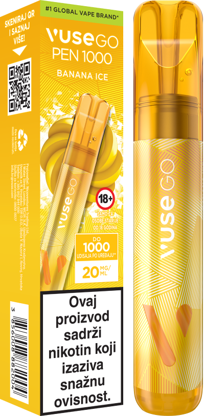 VUSE GO PEN 1000 - Banana Ice