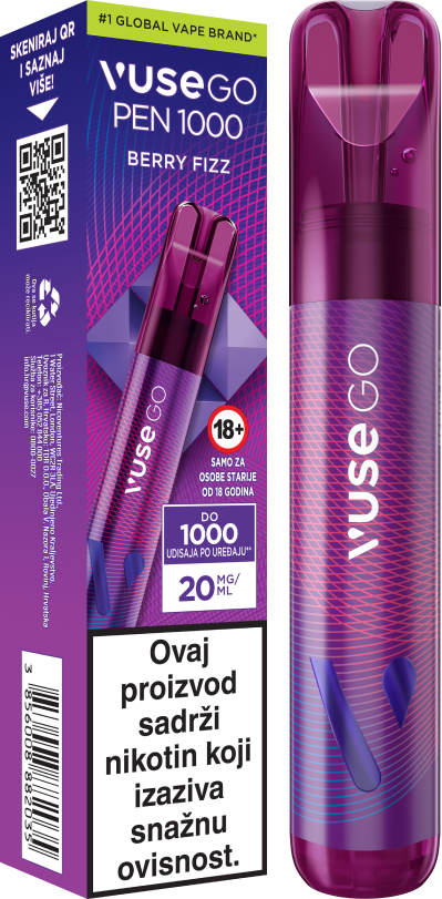 VUSE GO PEN 1000 - Berry Fizz