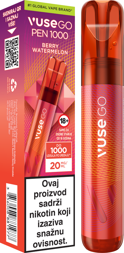 VUSE GO PEN 1000 - Berry Watermelon