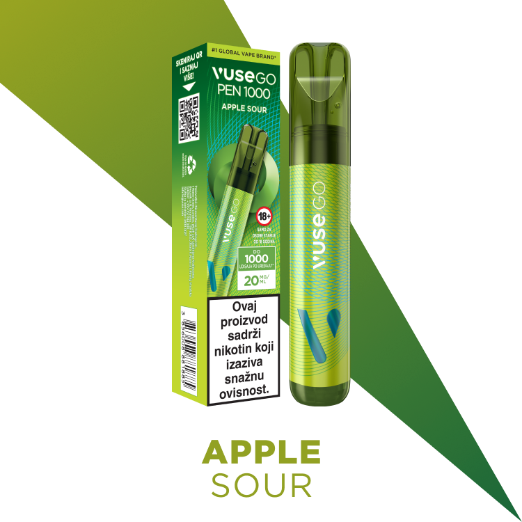 VUSE GO PEN 1000 - Apple Sour