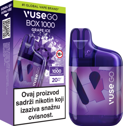 VUSE GO BOX 1000 - Grape Ice