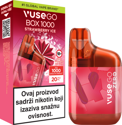 VUSE GO BOX 1000 - Strawberry Ice