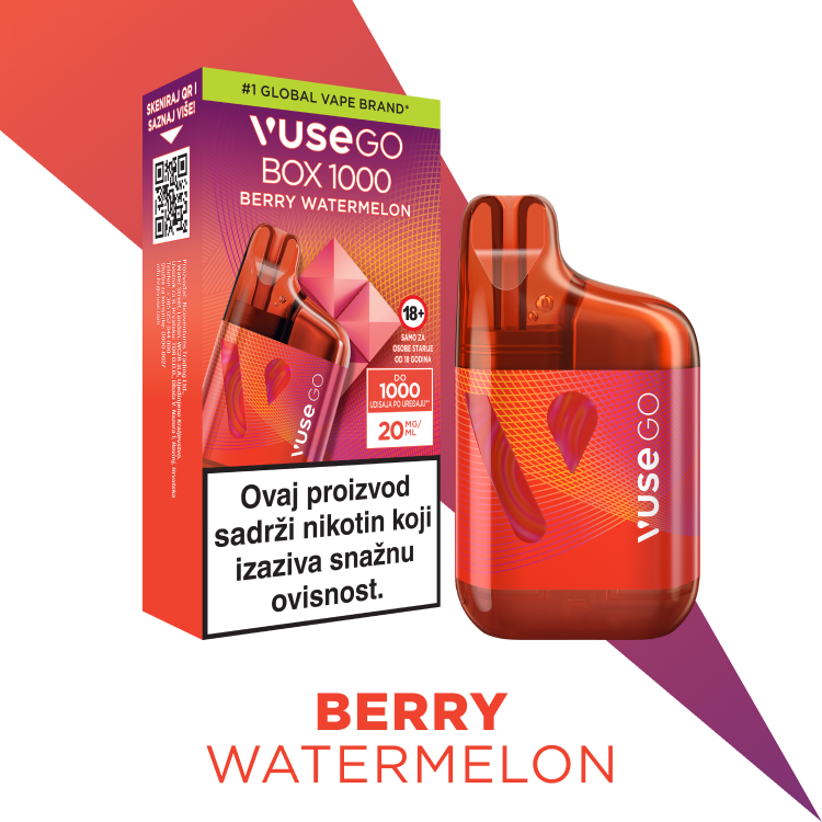 VUSE GO BOX 1000 - Berry Watermelon
