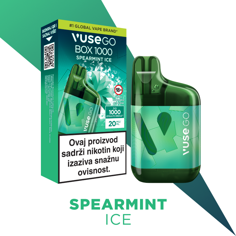 VUSE GO BOX 1000 - Spearmint Ice