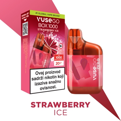 VUSE GO BOX 1000 - Strawberry Ice
