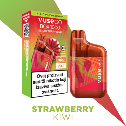 VUSE GO BOX 1000 - Strawberry Kiwi